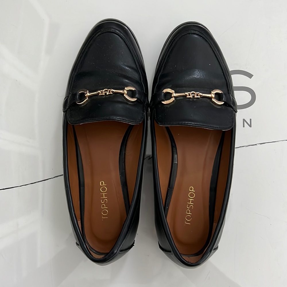 Topshop Black Loafer